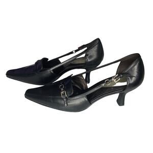 Liz Claiborne Women Pointy Heels Shoes Size 8 M Black NWOT